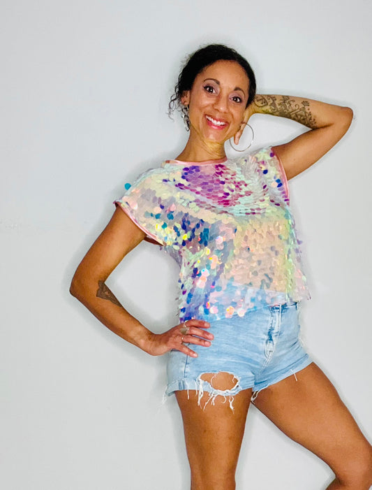 Sequin T-Shirt - Unicorn