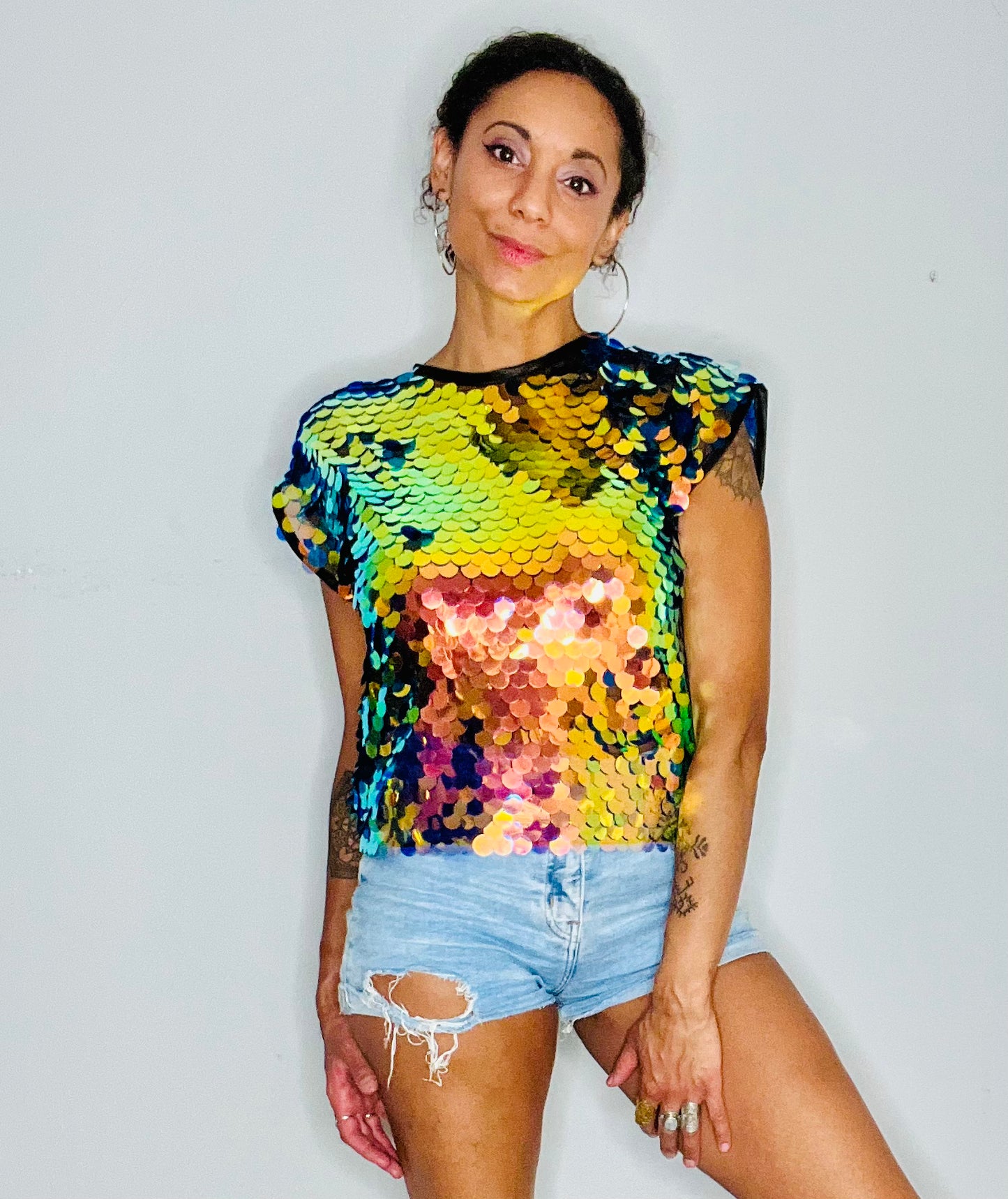 Sequin T-shirt - Phoenix