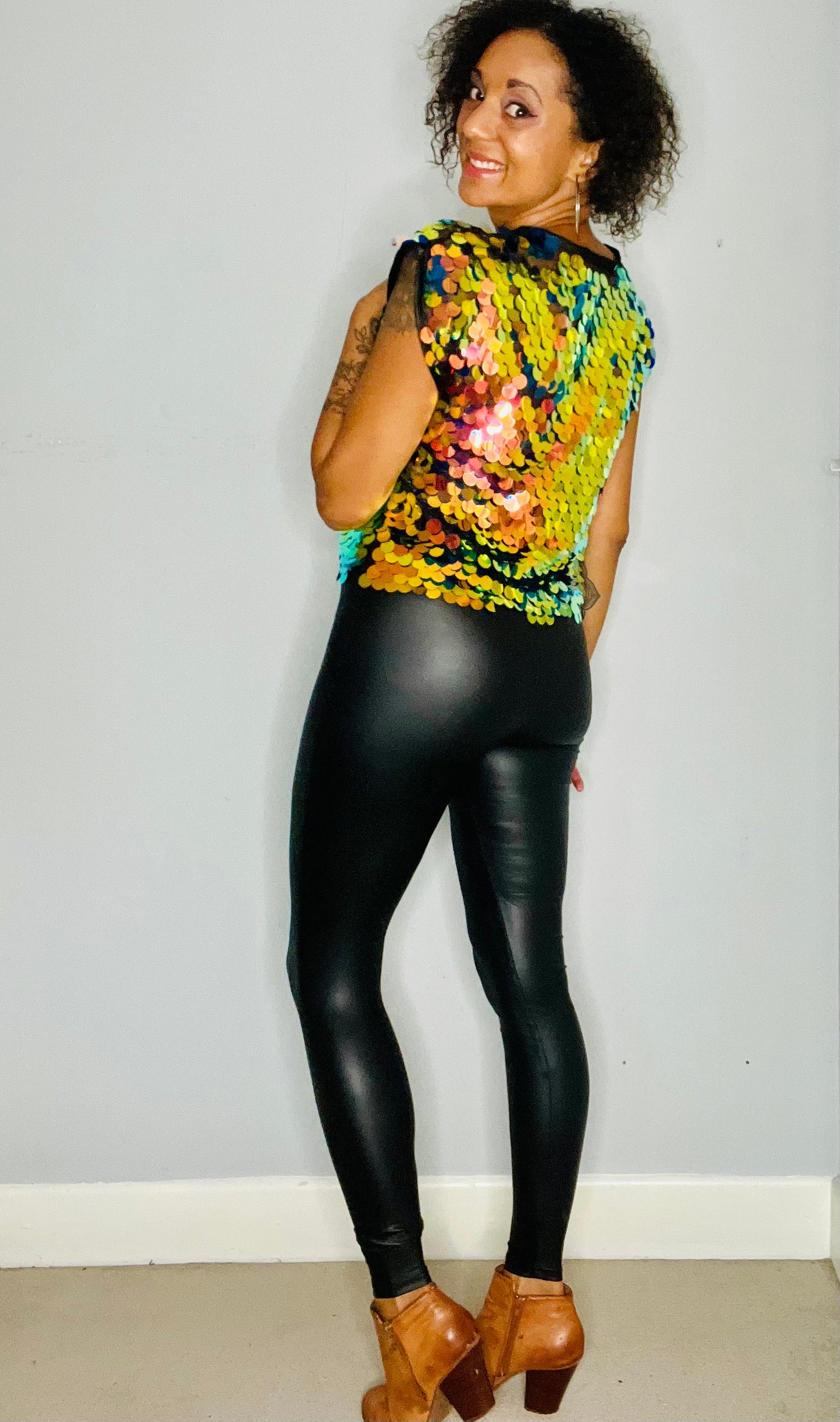 Sequin T-shirt - Phoenix