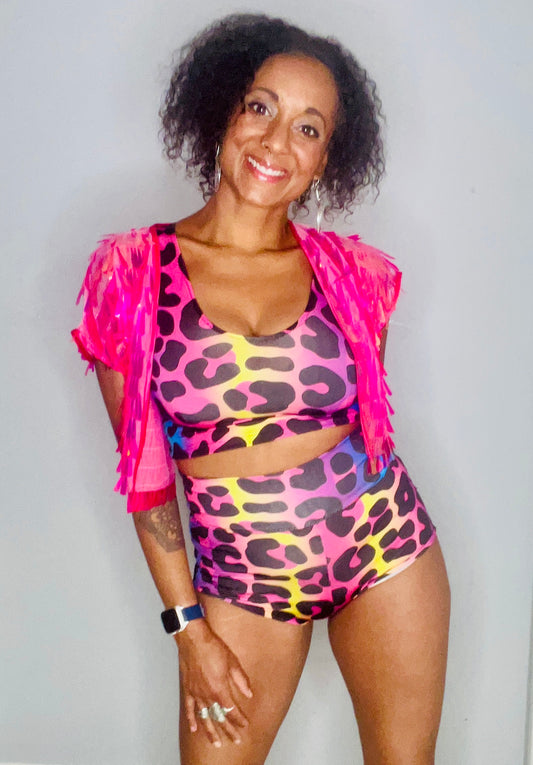 High/Low Shorts - Wild