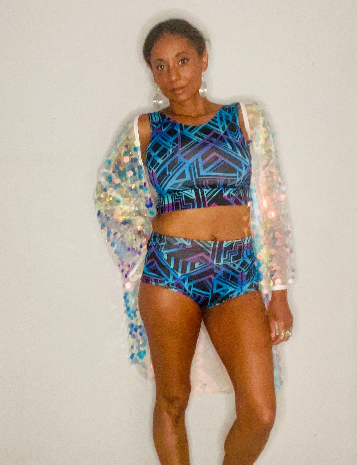 High/Low Shorts - Cyber