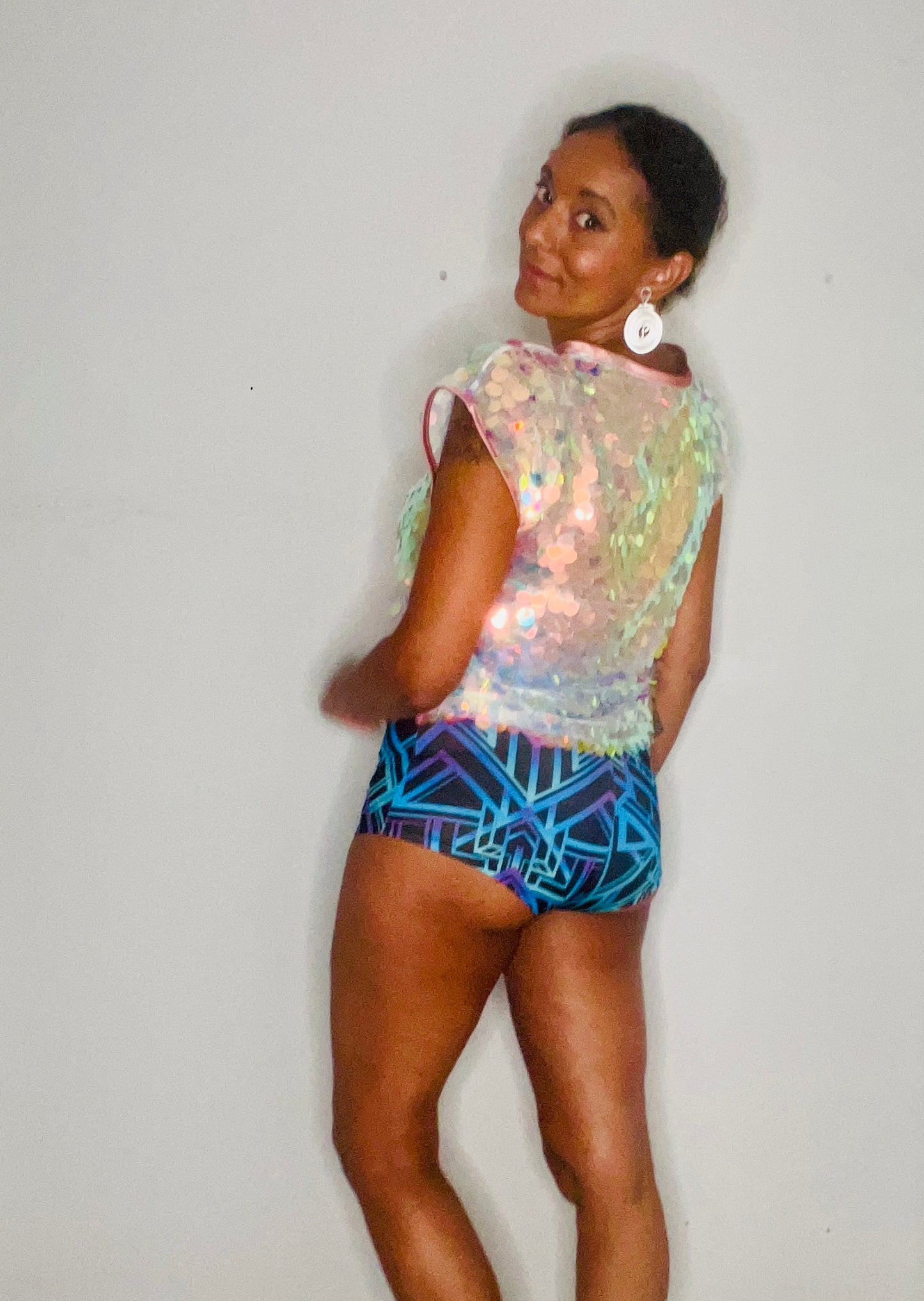 High/Low Shorts - Cyber