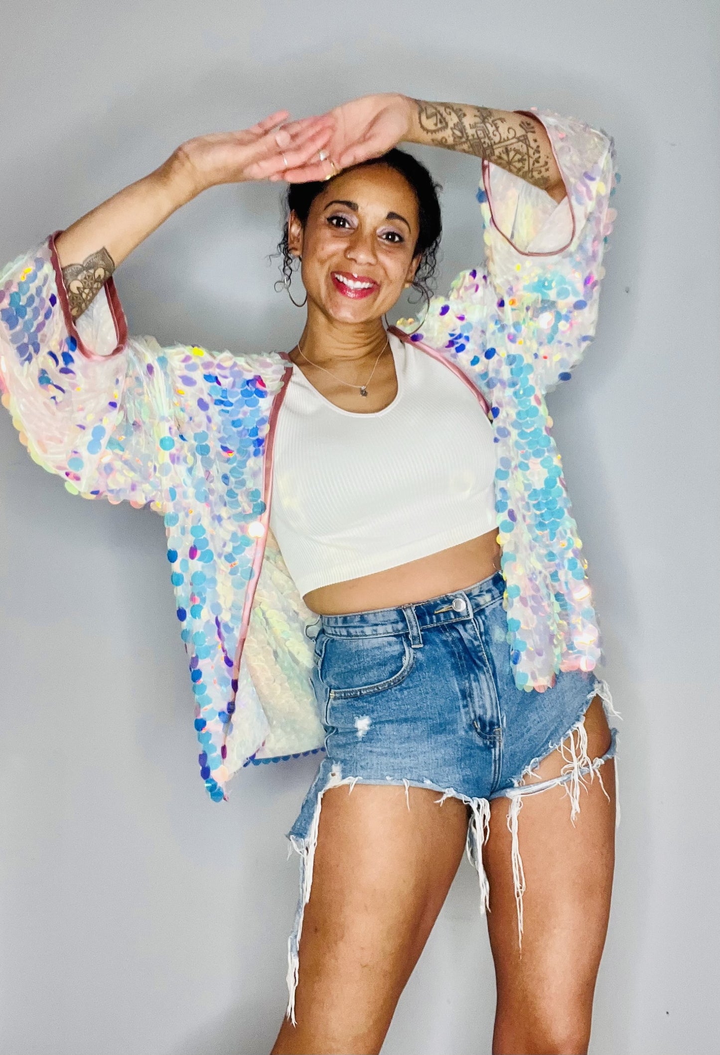 Mid Length Kimono - Unicorn