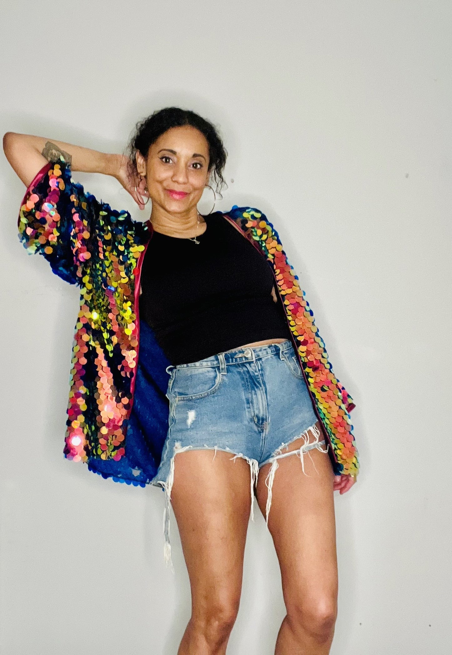 Mid Length Kimono - Phoenix