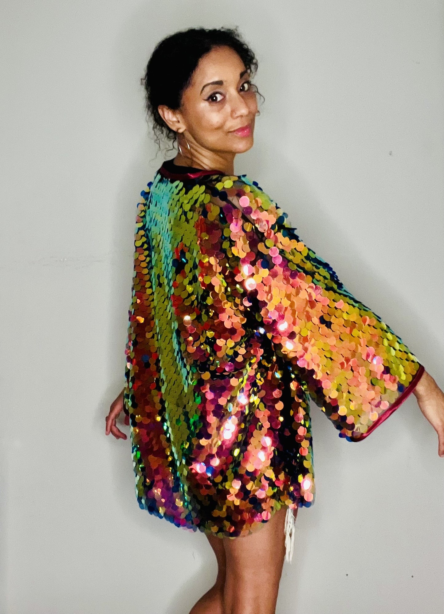 Mid Length Kimono - Phoenix