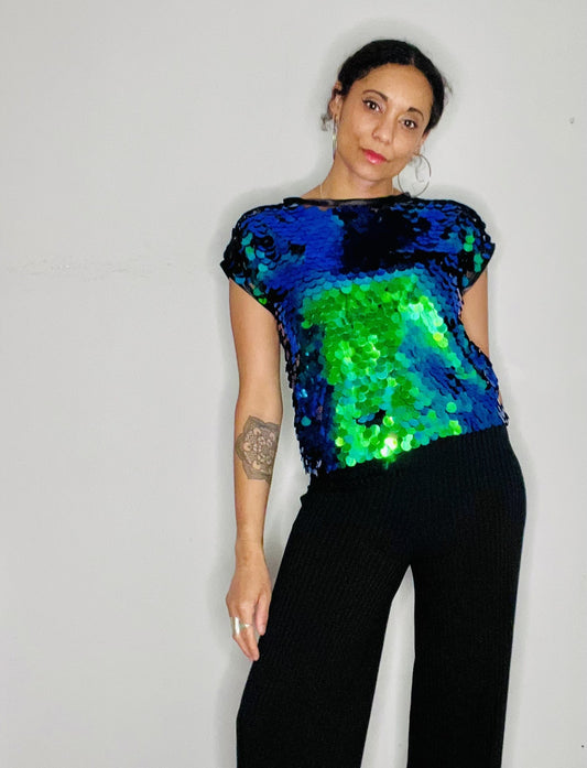 Sequin T-Shirt - Mermaid